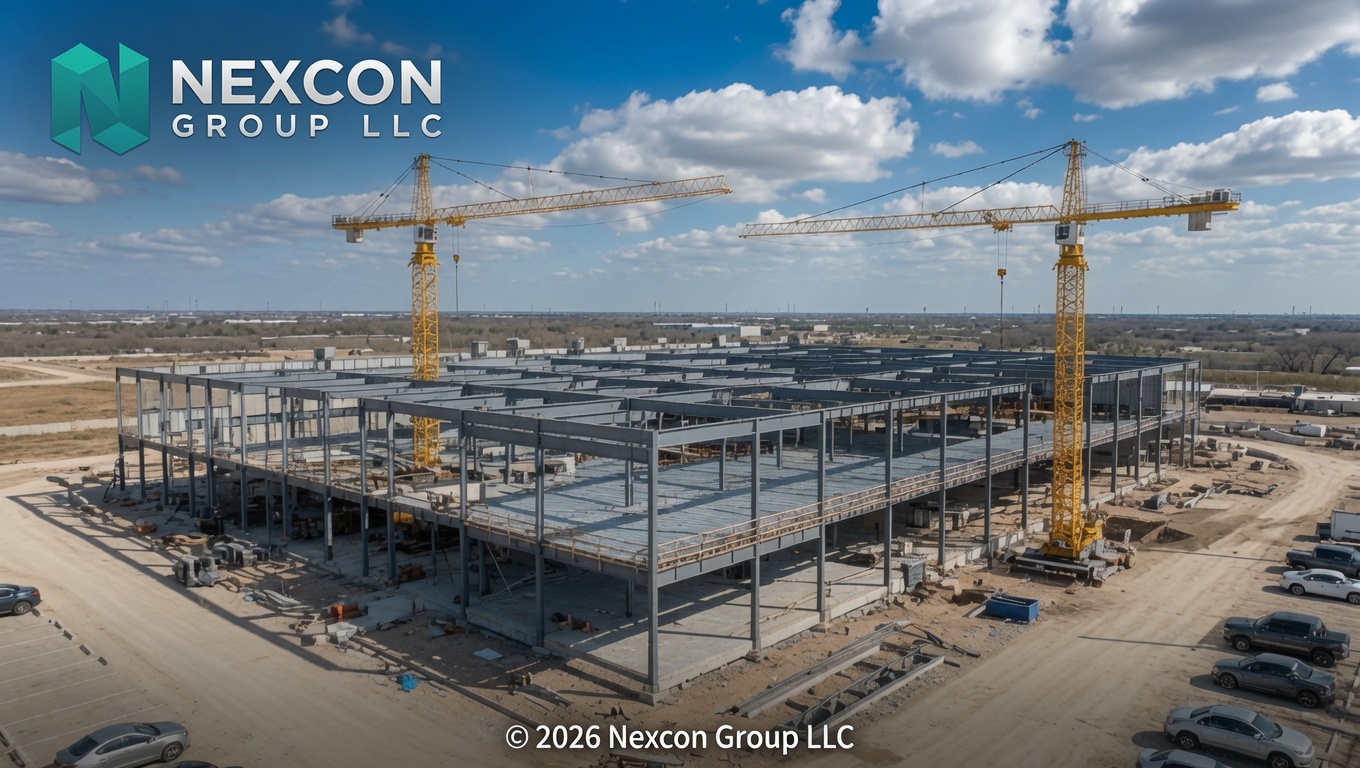 Nexcon industrial construction site